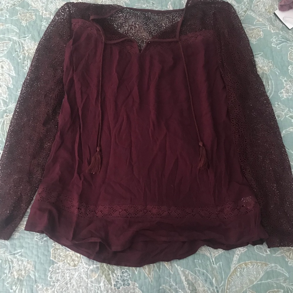 Long sleeve blouse